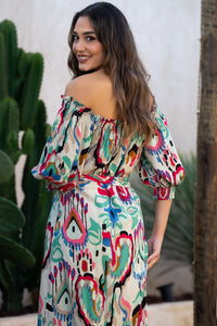Vestido Orilla Abstracto Sunset & Moon