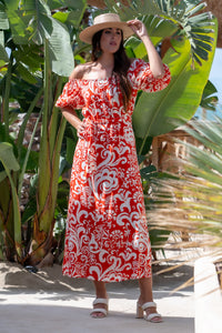 Vestido Orilla Art Deco Sunset & Moon