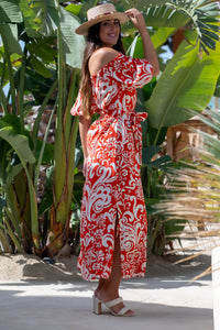 Vestido Orilla Art Deco Sunset & Moon