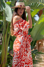 Cargar imagen en el visor de la galería, Vestido Orilla Art Deco Sunset &amp; Moon
