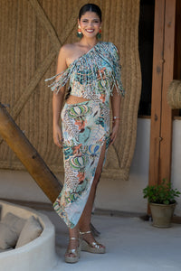 Vestido Cascada Natura  Sunset & Moon