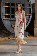Cargar imagen en el visor de la galería, Vestido Claveles De Feria Beige Káhyra
