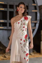Cargar imagen en el visor de la galería, Vestido Claveles De Feria Beige Káhyra
