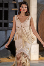 Cargar imagen en el visor de la galería, Vestido Balbaína Beige Káhyra
