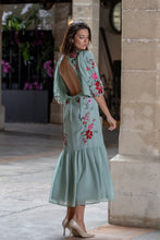 Cargar imagen en el visor de la galería, Vestido Amapola Verde Káhyra
