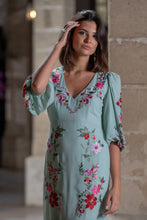 Cargar imagen en el visor de la galería, Vestido Amapola Verde Káhyra
