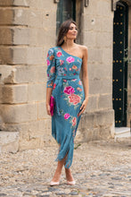 Cargar imagen en el visor de la galería, Vestido Andalucía Azul Cielo Káhyra
