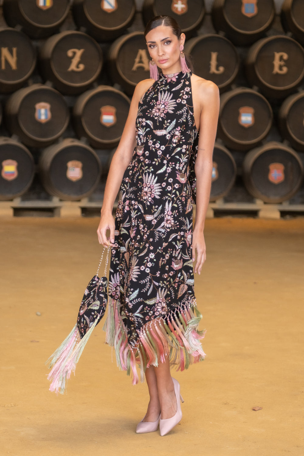 Vestido Andalucía Negro Káhyra