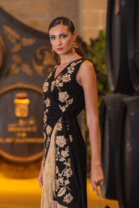 Vestido España Negro Káhyra