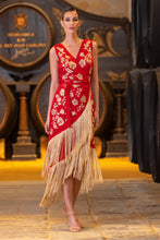 Cargar imagen en el visor de la galería, Vestido España Coral Rojo Káhyra
