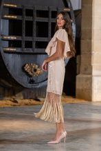 Cargar imagen en el visor de la galería, Vestido Rosal Beige Káhyra
