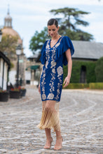 Cargar imagen en el visor de la galería, Vestido Rosal Azul Káhyra
