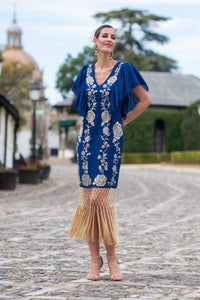 Vestido Rosal Azul Káhyra