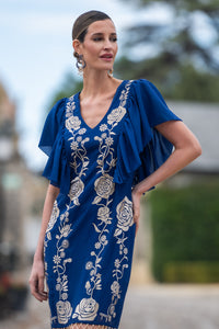Vestido Rosal Azul Káhyra