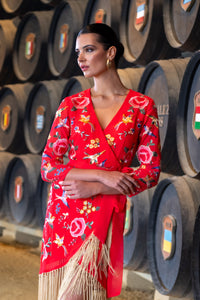 Vestido Cepa Coral Káhyra