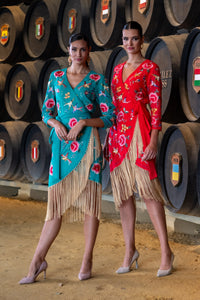Vestido Cepa Coral Káhyra