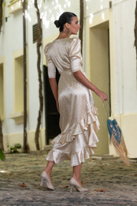 Vestido Cream Beige Káhyra