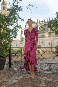 Vestido Cream Buganvilla Káhyra