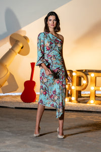 Vestido Arrope Turquesa Káhyra