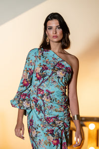 Vestido Arrope Turquesa Káhyra