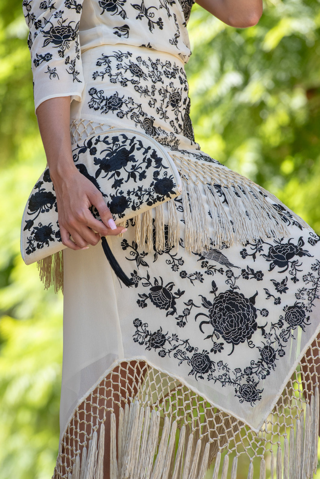 Bolso Abanico Real Beige Kahyra