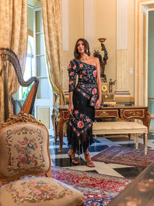 Falda Alboreá Mantón Negra Kahyra