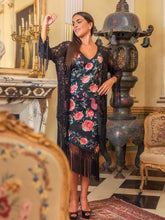 Cargar imagen en el visor de la galería, Chaqueta Rumba Encaje Negra Kahyra
