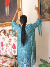 Cargar imagen en el visor de la galería, Chaqueta Rumba Encaje Verde Agua Kahyra
