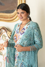 Cargar imagen en el visor de la galería, Chaqueta Rumba Encaje Verde Agua Kahyra
