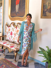 Cargar imagen en el visor de la galería, Chaqueta Rumba Encaje Verde Agua Kahyra
