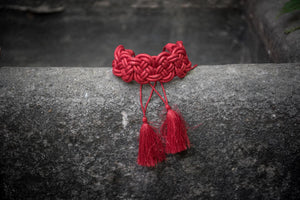 Cinturon Nudo Kahyra Rojo