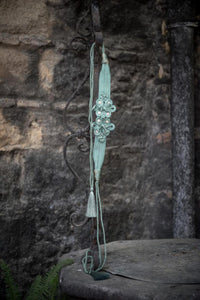 Cinturon Caireles Perla Kahyra Verde
