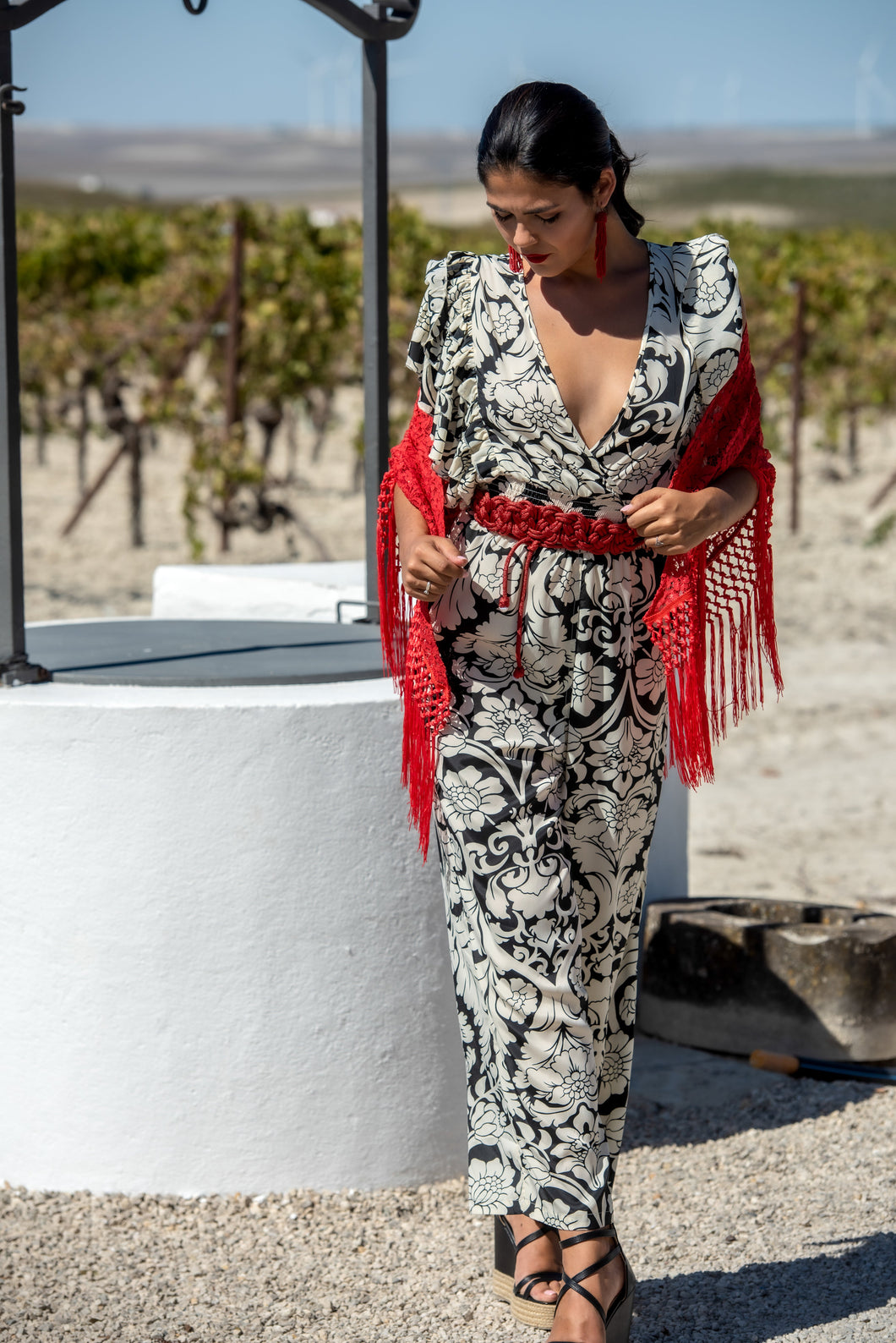 Cinturón Nudos Rojo Kahyra