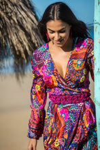 Cargar imagen en el visor de la galería, Cinturón Nudos Fucsia Kahyra
