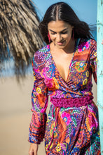 Cargar imagen en el visor de la galería, Cinturón Nudos Fucsia Kahyra
