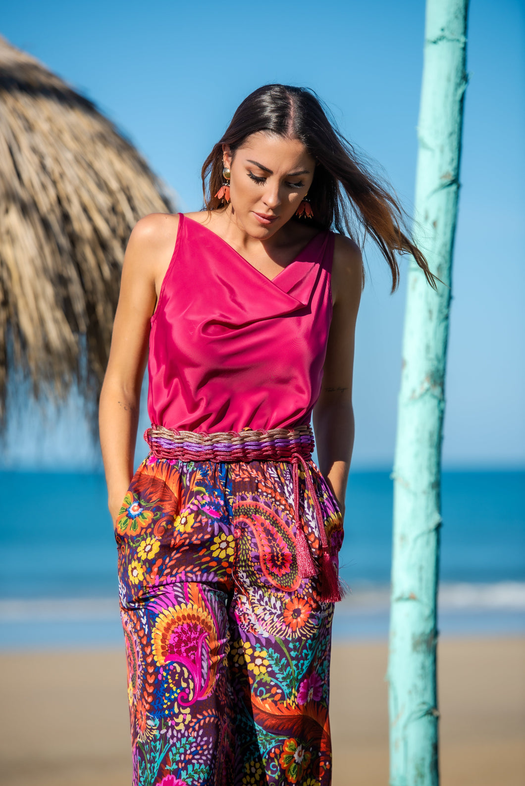 Cinturón Color Degrade Fucsia Kahyra