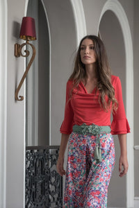 Pantalon Acuarela Coral Kahyra