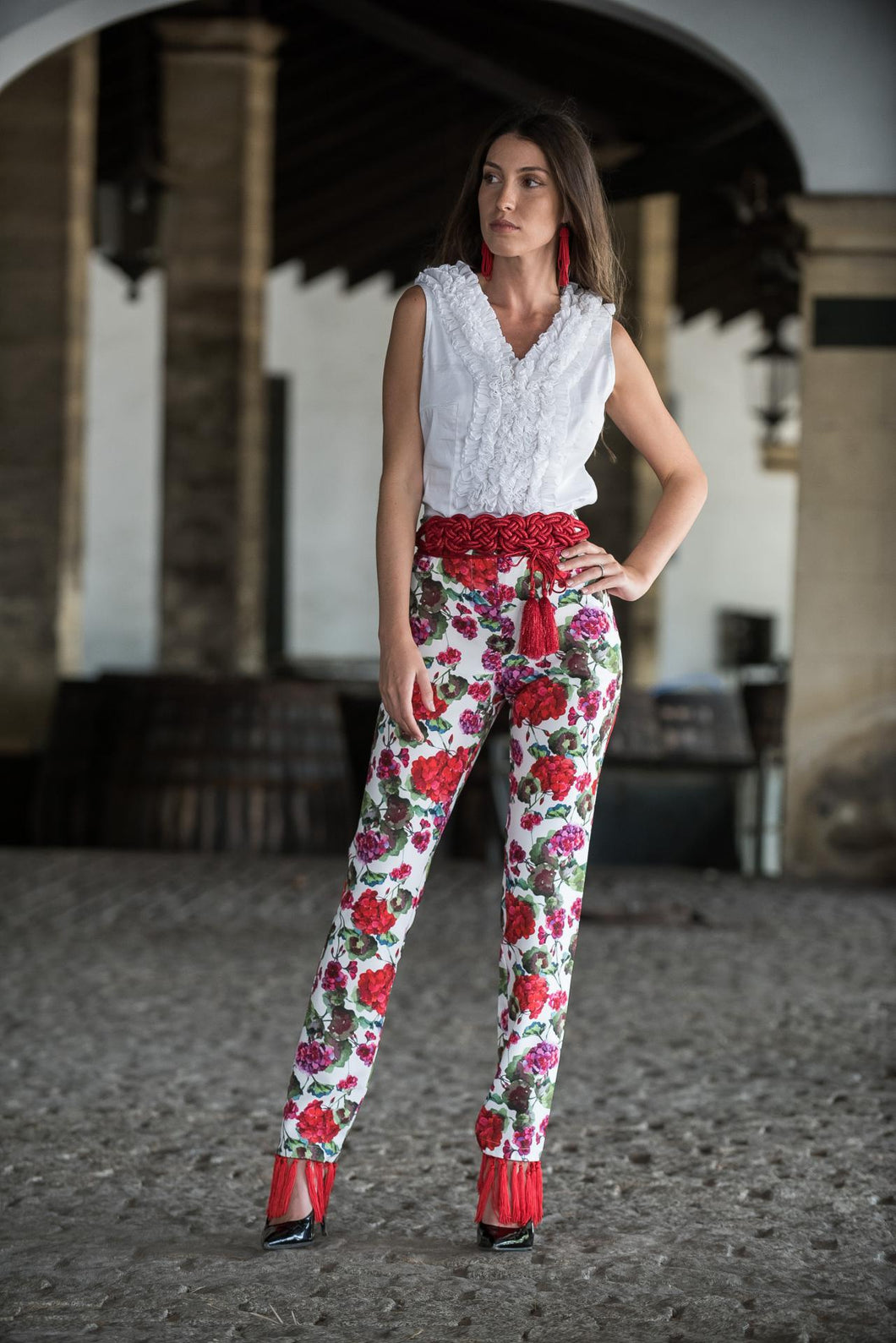 Pantalon Geranio Flecos Kahyra