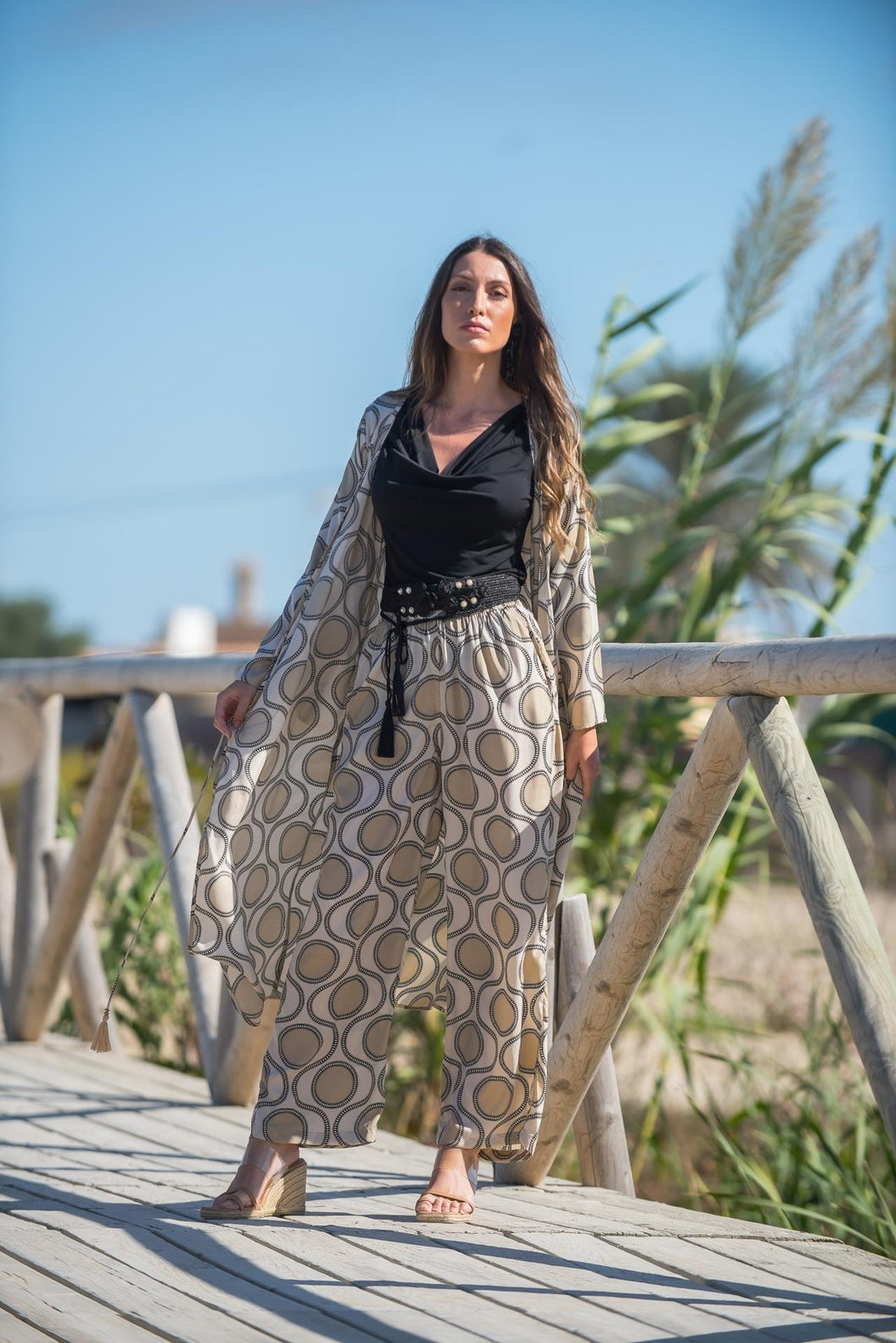 Chaqueta Cadenas Elegant Sunset And Moon