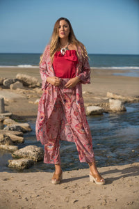 Chaqueta Rosa Flamenco Sunset And Moon
