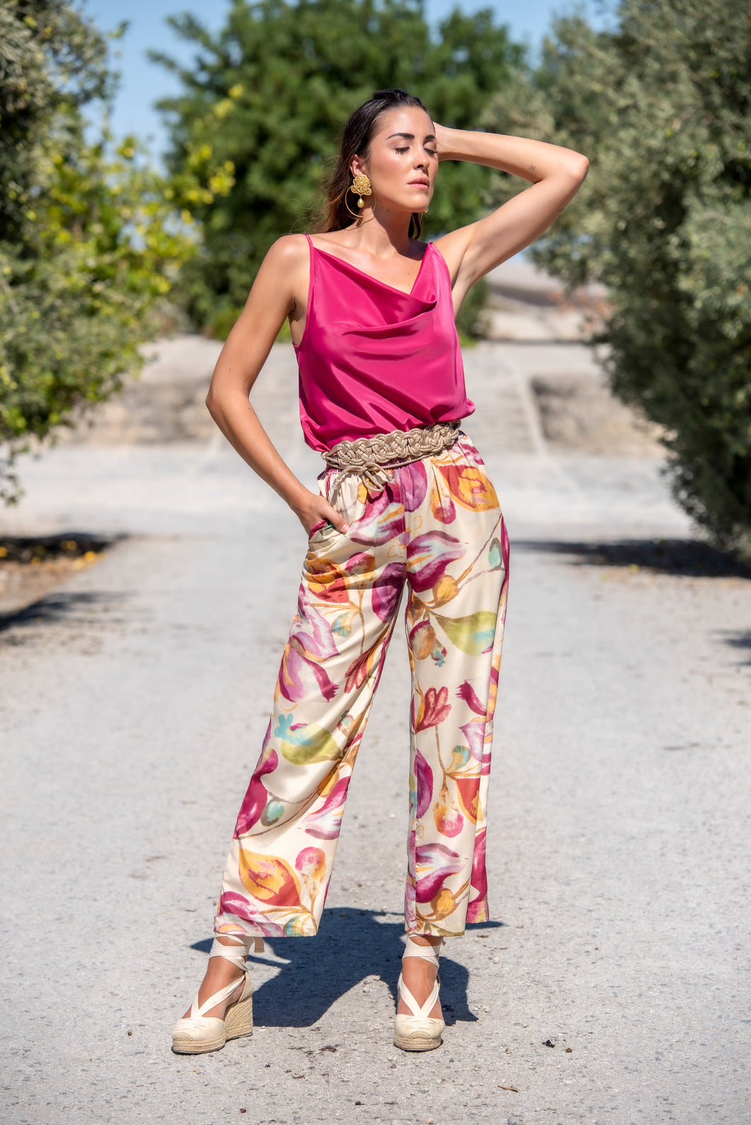 Pantalon Cream Sunset & Moon