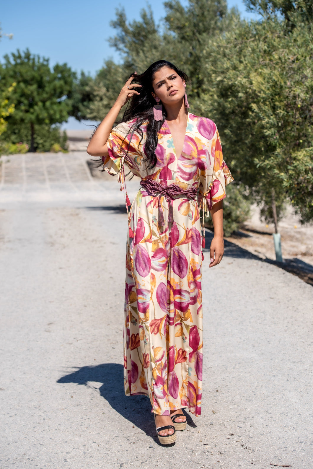 Mono Cream Sunset & Moon