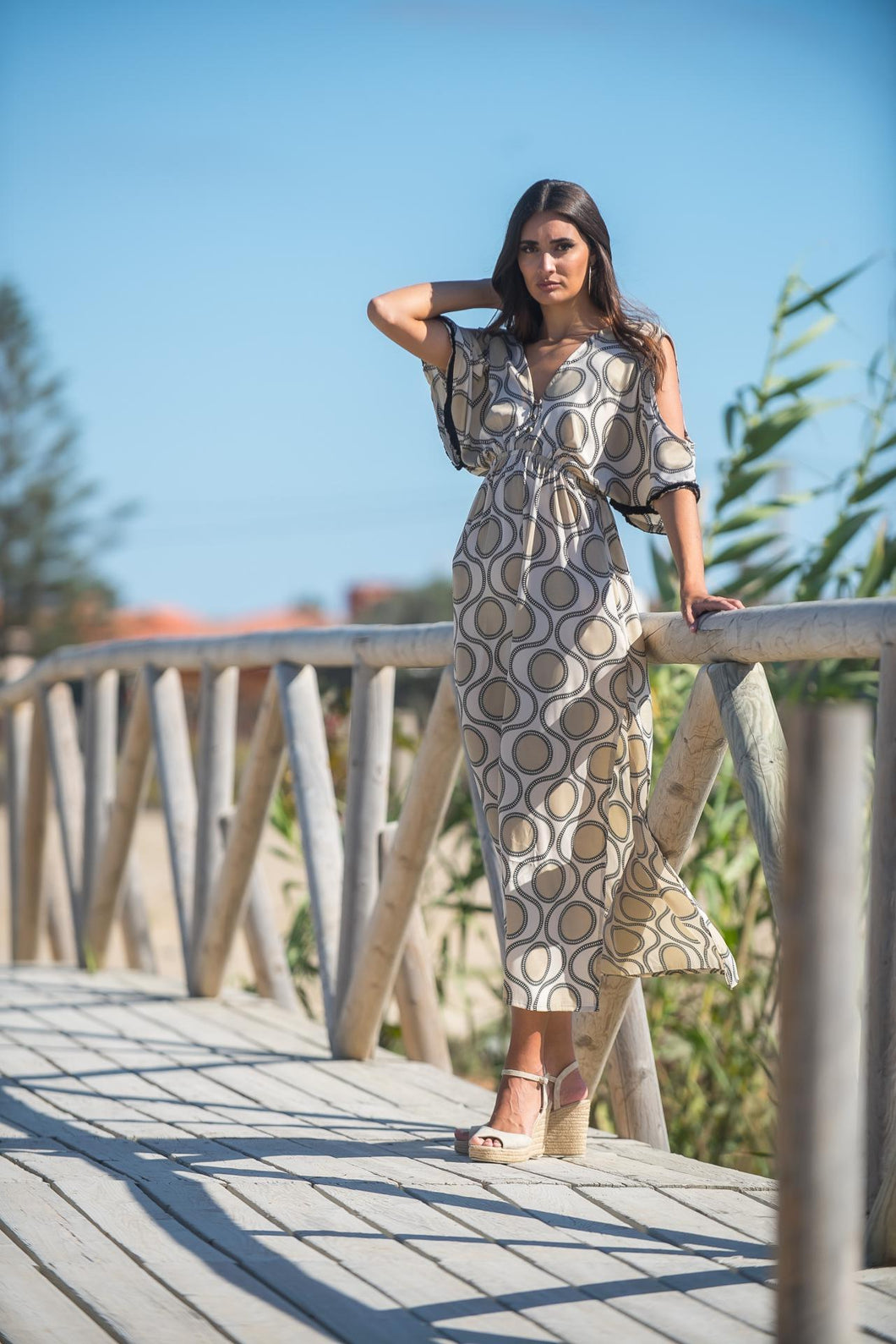 Vestido Cadena Fleco Sunset And Moon