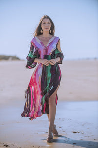 Vestido Aurora Fleco Sunset And Moon