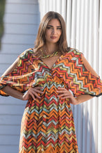 Cargar imagen en el visor de la galería, Vestido Africa Fleco Sunset And Moon
