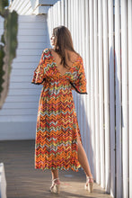 Cargar imagen en el visor de la galería, Vestido Africa Fleco Sunset And Moon
