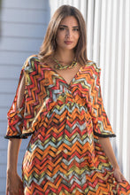 Cargar imagen en el visor de la galería, Vestido Africa Fleco Sunset And Moon
