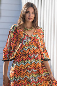 Vestido Africa Fleco Sunset And Moon