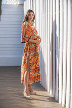 Cargar imagen en el visor de la galería, Vestido Africa Fleco Sunset And Moon
