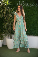 Cargar imagen en el visor de la galería, Vestido Rumba Turquesas Sunset And Moon
